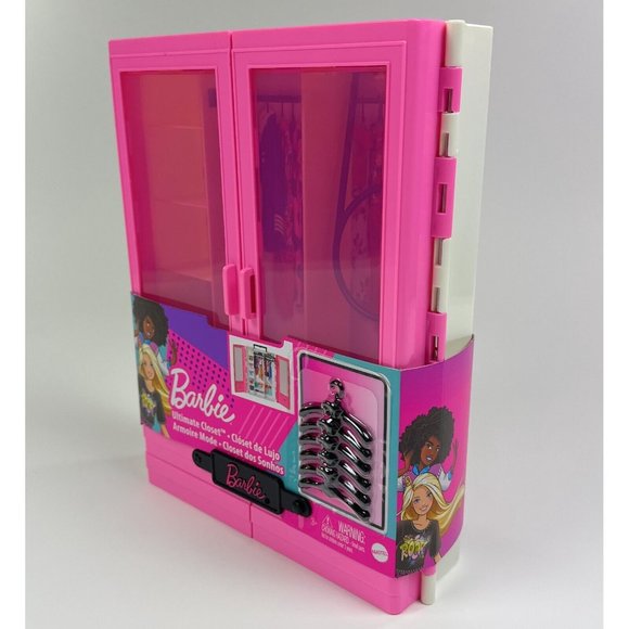 Barbie Fashionistas Ultimate Closet w/ Hangers Portable Playset Mattel Girls Toy - Picture 5 of 12